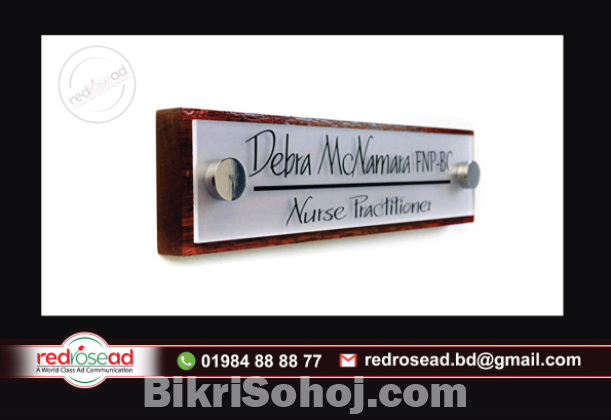 name plate price in bangladesh. Office Name Plate.